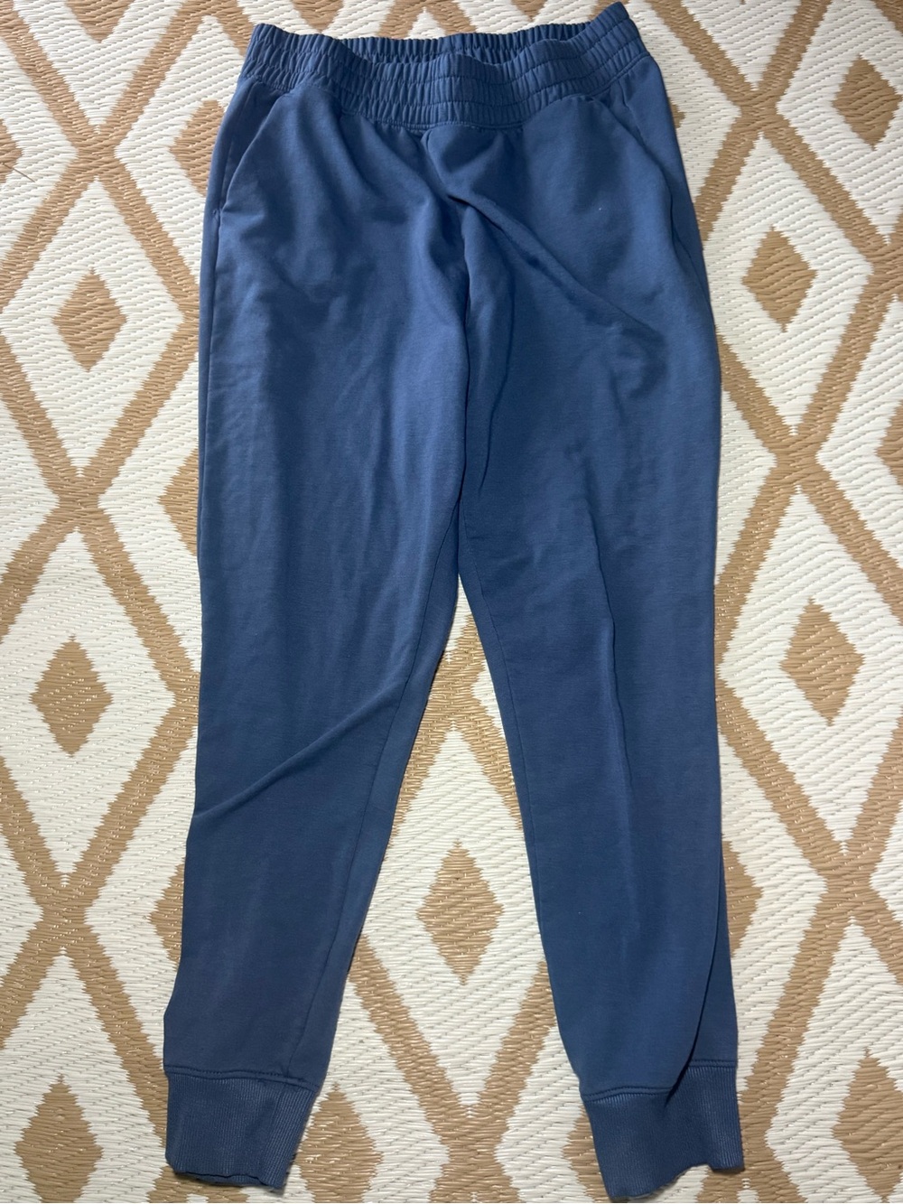 Athletic Works Navy Blue Kids Elastic Waist Joggers